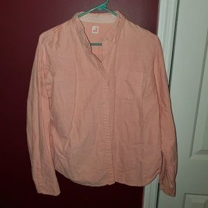 Jcpenny peach colored button shirt